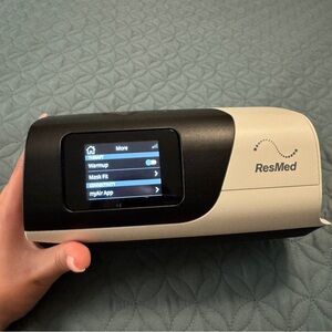 ResMed Airsense 11 CPAP Machine in Black and Light Gray
